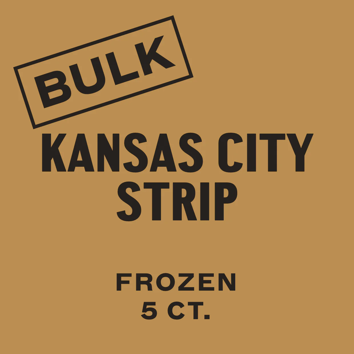 5 CT. Kansas City Strip Steak - Image 2