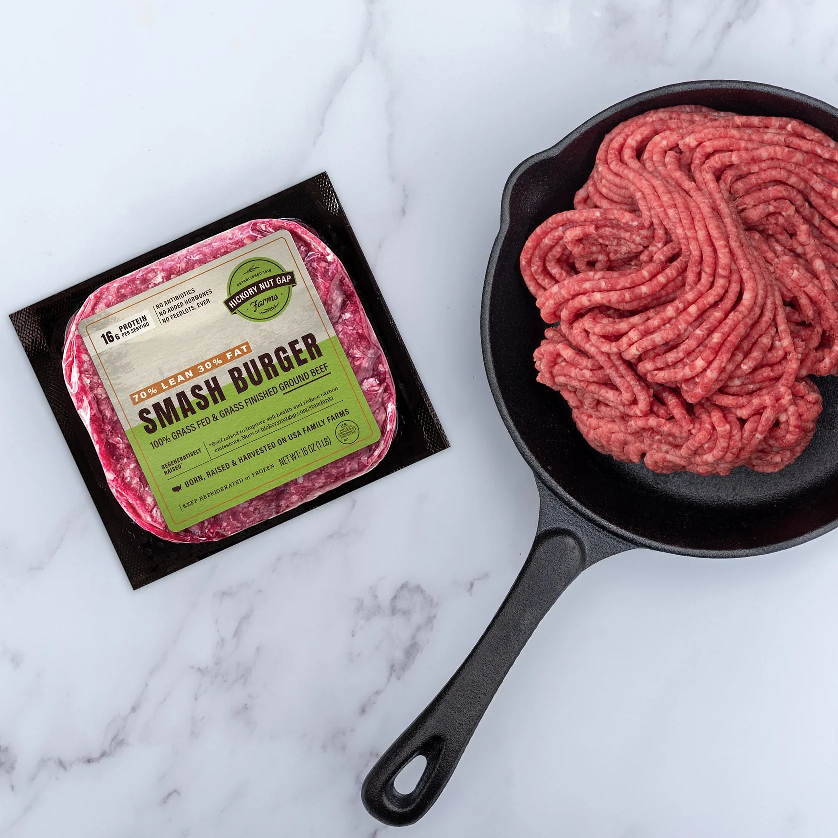 Hickory Nut Gap 100% Grass-Fed Smash Burger Blend