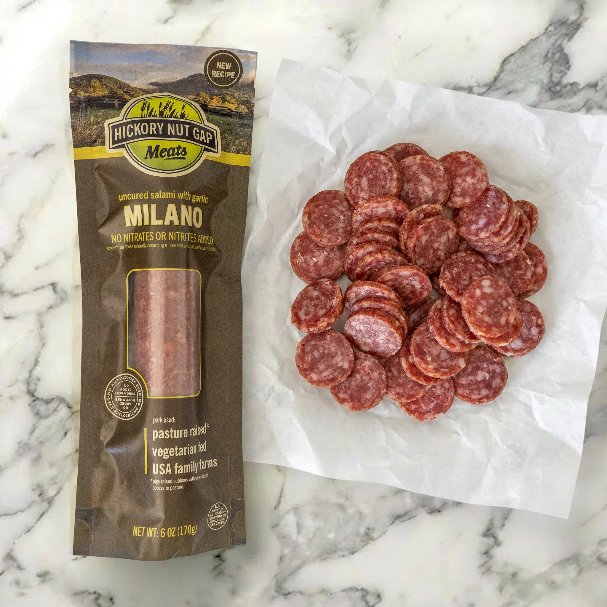 Hickory Nut Gap Pork Salami - Milano
